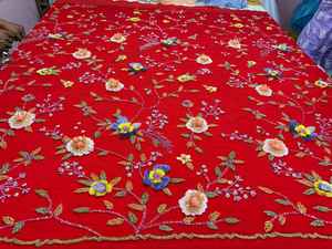 Vestido de Fiesta y Boda de Lujo Hecho a Mano para Niñas, Tejido de Tricot Indio, Ecológico, con Cuentas Bordadas y Patrón de Tela de Red No Tejida - Product Image 3