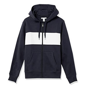 Street wear Nouveaux Hoodies Mode classique Hoodies Chaud Patchwork Zipper Up Zip Side Pocket Design personnalisé Zipper hoodies - Product Image 6