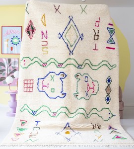 Tapis marocain de Style européen, en laine, fabriqué à la main en inde, vente en gros - Product Image 5