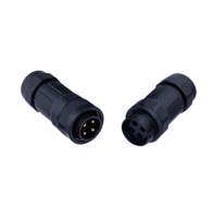 Prise circulaire à déconnexion rapide de type Push Lock, contact en cuivre de qualité industrielle 40A IP67