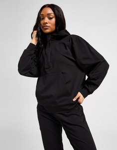 Modern Black Zip Up <b>Hoodie</b> & Jogger Outfit Trendy Activewear for Women Ultimate Comfort & Style Perfect for Fitness & Leisure - Product Image 2