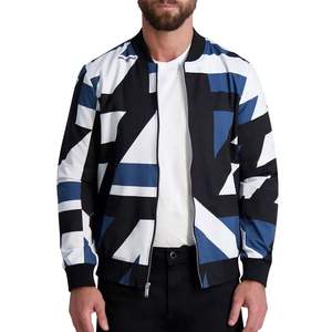 Blouson aviateur pour homme tendance 2026, impression de logo personnalisée, léger et confortable, avec col montant, dernier design pour homme - Product Image 1