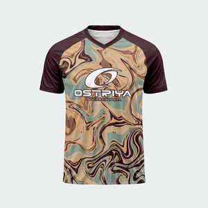 Camiseta de Fútbol con Cuello en V, Modelo 2026, Moderna, para Adultos, Ropa Deportiva Personalizada con Impresión de Nombre en Color Sólido, Alta Calidad - Product Image 3