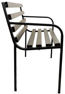Garden Metal Three Seater Garden Patio <b>Bench</b> for Home Hotel Garden Outside Park Seating Patio <b>Bench</b> Outdoor and <b>Indoor</b> Furniture - Product Image 2