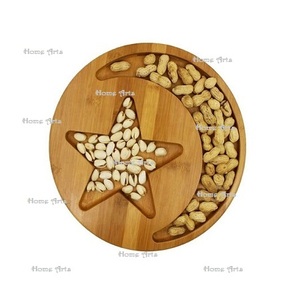 Plateau de service en bois au design unique pour dattes, idéal pour mariages, événements et fêtes, parfait pour servir des fruits secs – Meilleure vente - Product Image 4