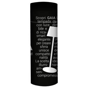 Lampe de table d'extérieur GAIA à 1 lumière, 140 lumens, 1,8 W, blanc CCT, IP65, 27x75cm, 120455 WH, lampe murale d'extérieur blanche à 1 lumière - Product Image 2