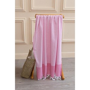 Juego de 2 toallas de baño Varol 100% algodón Pestemal (toalla turca) de secado rápido, a rayas, de tejido jacquard grueso, para playa - Product Image 6