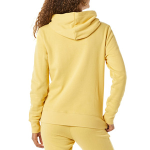 Hoodies oversize épais pour femmes, style streetwear décontracté, épaules tombantes, tricotés 100% coton, unisexe, vierges, délavés à l'acide, ourlet brut, automne - Product Image 3