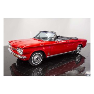 Chevrolet Corvair Convertible Iconic Diseño de motor trasero listo para la reventa global Asientos de cuero interior oscuro Neumático AWD Drive R15 - Product Image 6