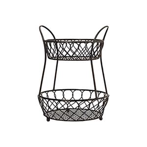Modern Heavy Duty Metal Wire <b>Basket</b> for Fresh Fruits and <b>Vegetables</b> Handmade Wire Kitchen <b>Basket</b> - Product Image 5