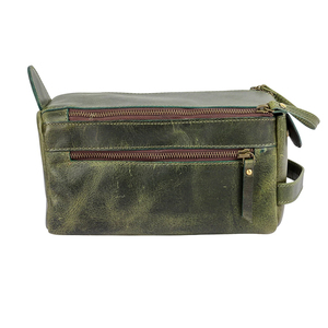 Meilleure qualité Premium PU cuir unisexe écologique voyage pour sac rasage Dopp Kit organisateur fermeture à glissière cosmétiques - Product Image 3