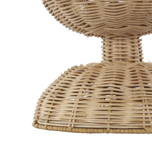 Vase décoratif en rotin sculptural fait à la main rétro OEM ODM Rotin naturel tissé Vase de sol artistique Écologique Décoration d'intérieur - Product Image 6