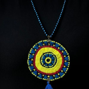 Collar bordado elegante Tradebyd joyería hecha a mano collar bohemio único para uso diario - Product Image 3