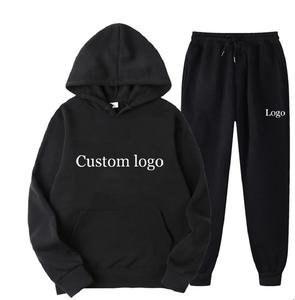 Conjunto de chándal deportivo informal para hombre, chándal de algodón 100%, chándal de talla grande, maternidad, invierno, precalidad, transpirable - Product Image 1