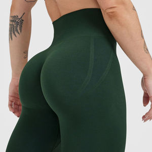 Leggings de Mujer de Secado Rápido con Diseño Nuevo, Color Único y Cintura Alta, Estilo Casual, Leggings Económicos con Logotipo Personalizado - Product Image 3