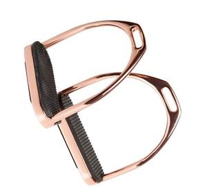 Recién llegado, estribos de caballo con inserto de goma de acero inoxidable, agarre cómodo antideslizante, fábrica ecuestre, fabricante OEM - Product Image 5