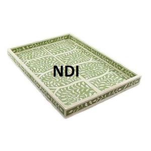 Bandeja de Madera con Diseño de Incrustaciones de Hueso para Servir Pasta, Pizza y Aperitivos, Ideal para Bodas y Fiestas, Artículos para Cocina y Hogar - Product Image 1