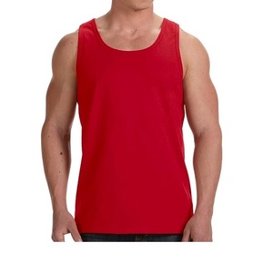 Venta caliente y venta al por mayor de algodón pesado HD 100% Tank Top Tela de algodón Ajuste cómodo Venta caliente Stock disponible - Product Image 1
