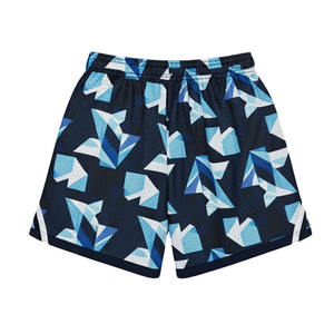 Custom Transfer Printing 100% Polyester <b>Men's</b> Quick Dry Lightweight <b>3</b>/<b>4</b> Retro Casual Basketball <b>Shorts</b> Breathable Mesh Street - Product Image 6