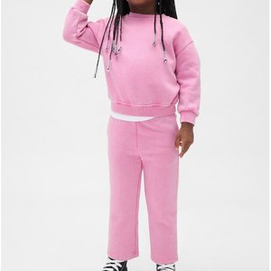 Survêtements de haute qualité en couleur unie, OEM, pour filles, prix bas, tenues et designs tendance, meilleurs sweats personnalisés - Product Image 1