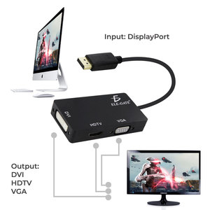 Adaptador 3 en 1 de DisplayPort a HDMI, VGA y DVI para Mac y Portátiles, Nuevo - Product Image 2