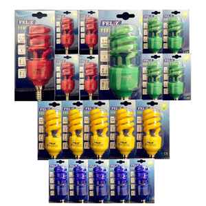 Bombilla de Cristal Espiral de Ahorro de Energía DON FELIZ para Halloween, 11W, Base E14, Luz Blanca Cálida 2700K, Control por Sensor de Luz, Uso Residencial - Product Image 1