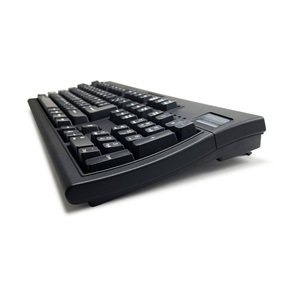 Bàn phím màng <span class=keywords><strong>USB</strong></span> an toàn mới với đầu đọc thẻ thông minh và cảm biến vân tay quang học FAP 20 tuân thủ taa - Product Image 2