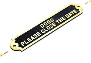 High Quality Newly Arrived Metal <b>Dog</b> Plaque <b>Sign</b> Brass Wall Decor for Home Garden Zoo Outdoor Use - Product Image 6