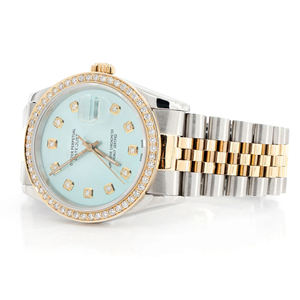 Montre-bracelet de luxe à mouvement à quartz en acier inoxydable, squelette tendance, entièrement sertie de moissanite - Product Image 2