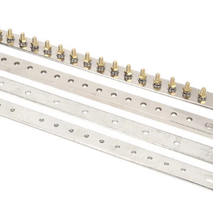 Terminais De Pá Isolados Para Equipamentos Elétricos e Armários De Controle Personalizado Cobre Aterramento Barramento Barramento Elétrico Bar - Product Image 2