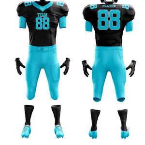 2025 último diseño fútbol americano Jersey uniforme colores claros 12 paneles transpirable manga corta de talla grande hecho mejor calidad - Product Image 1