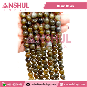 Superbe qualité pierre naturelle Pure 100% pierre précieuse de guérison originale Labradorite A 8mm perles rondes - Product Image 5