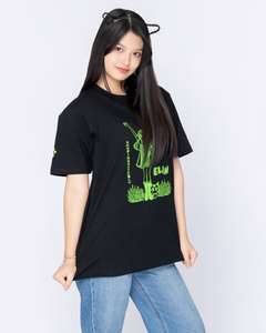 Women's Casual Drop Shoulder Crew Neck <b>Long</b> <b>Sleeve</b> Solid Color Oversized <b>Top</b> T Shirt With Loose Pullover Causal Backing - Product Image 1