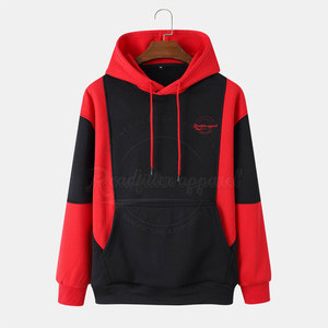 Diseño personalizado algodón poliéster hecho hombres sudaderas con capucha peso ligero calidad superior sudaderas con capucha para hombres - Product Image 1