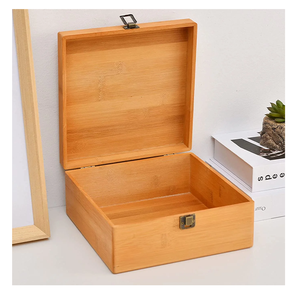 Modern Wood Jewelry <b>Gift</b> Box <b>Space</b>-Saving Storage Box Customizable for Business <b>Gifts</b> Box Crafts - Product Image 2