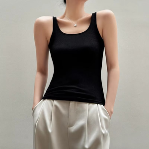 Tops de yoga pour femmes personnalisés, tricotés, coupe ample, débardeur pour la course à pied et la salle de sport, respirant, style décontracté - Product Image 1