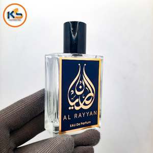 Autocollants personnalisés en métal 3D avec texte en relief, imperméables, mats, UV, pour l'emballage de parfums |   Autocollant métallique en feuille d'or personnalisé de luxe - Product Image 3