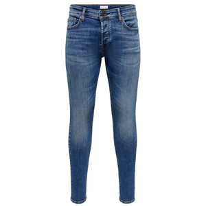 New Hot Sale Straight Blue <b>Jeans</b> Pants for <b>Men</b> Wholesale 100% Cotton Winter Solid Formal Classic Denim Pants for <b>Work</b> Wear - Product Image 5