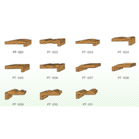 Raboteuse quatre faces pour cadre de porte en bois PM-SB5-180, machine de fraisage/formage/moulage du bois à moteur haute productivité 10kW
