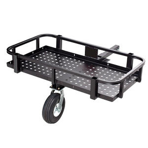 300Lbs Garden Tractor Utility Cart <b>Cargo</b> <b>Trailer</b>, Hitch Mount <b>Cargo</b> Carrier, <b>Trailer</b> Tow Hitch <b>Cargo</b> Carrier - Product Image 1