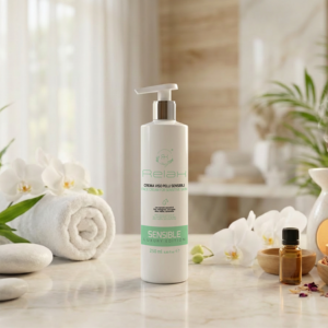 Crema Facial Antienvejecimiento de Marca Privada 250ml |   Crema Facial Nutritiva OEM ODM con Argán y Aloe Vera - Product Image 1