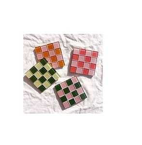 Personalized Mosaic <b>Drink</b> <b>Coasters</b> Gold Rim Agate Slice <b>coaster</b> Set and Customized Size Cheap Price Handmade - Product Image 1