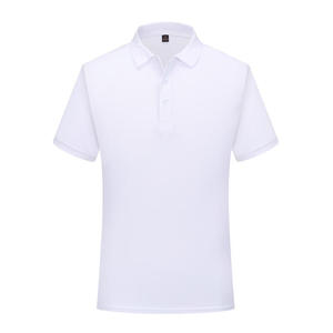 Alta calidad personalizar 2025 nueva llegada verano liso camiseta hombres manga corta Polo Stand Collar Golf camiseta en blanco para hombres - Product Image 5
