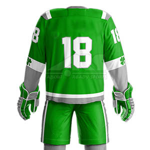 Uniforme de hockey sur glace personnalisé confortable 100% polyester respirant de haute qualité à séchage rapide en stock disponible en tailles personnalisées - Product Image 6