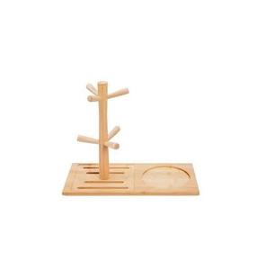 Dernier porte-gobelet en bois support de rangement de tasse suspendu décoration de fête de mariage utilise une taille personnalisée produit réutilisable - Product Image 4
