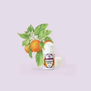 Déodorant Roll-on Rose Pelargonium & Orange Douce 80ml - Product Image 1