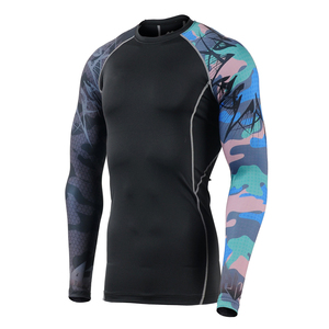 Superventas Dry Rash Guard Sublimación Impreso Compresión cómoda Fitness Manga larga Rash Guard - Product Image 1
