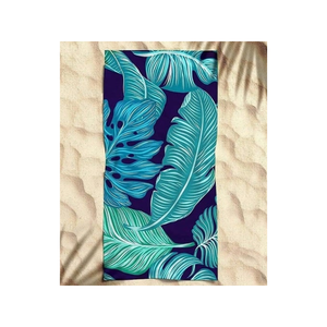 Compact 100% Cotton Embroidered Beach <b>Towel</b> Travel-friendly Quick Dry Sand Resistant Lightweight Eco-friendly for Home Use - Product Image 4