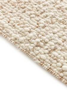 Parche de alfombra de lana pura Marrón 160x230 cm Parche de alfombra de lana pura Marrón 160x230 cm Lana para comedor, pasillo/entrada, dormitorio - Product Image 5