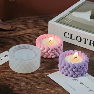 Moule en silicone pour chandelier en forme de corde de chanvre épais 3D pour bricolage en résine époxy pour bougie, moule en silicone pour gypse, décoration de la maison - Product Image 5